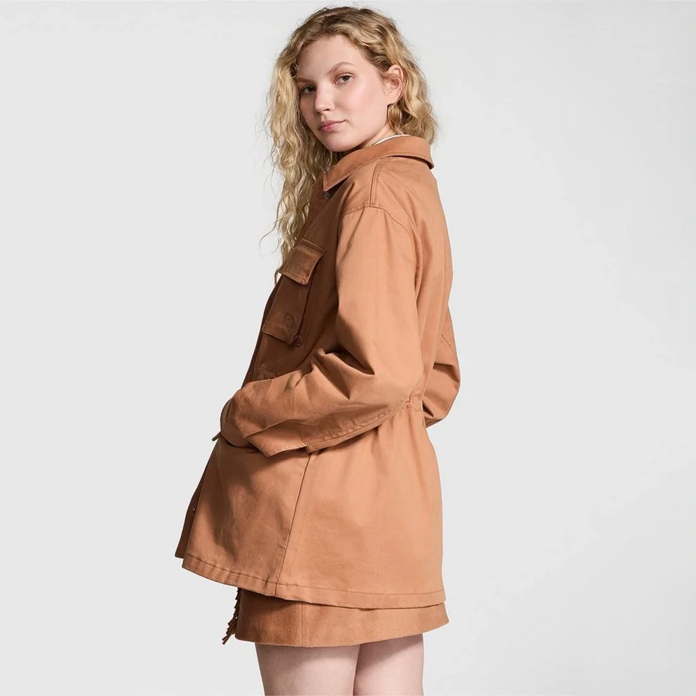 PINK • Victoria’s Secret Toffee Cargo Utility Jacket